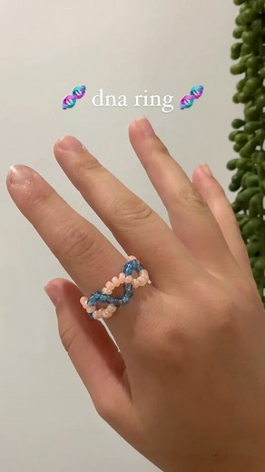 DIYbyChesca on Instagram: "dna ring🧬"