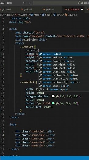 CSS Border Radius | Tutorial For Beginners! #css #frontend