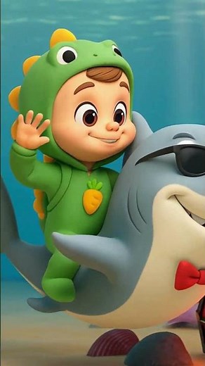 Baby Shark Doo Doo Doo 🦈 | Kids Dance Song | Nursery Rhyme for Toddlers | Short Kids Video