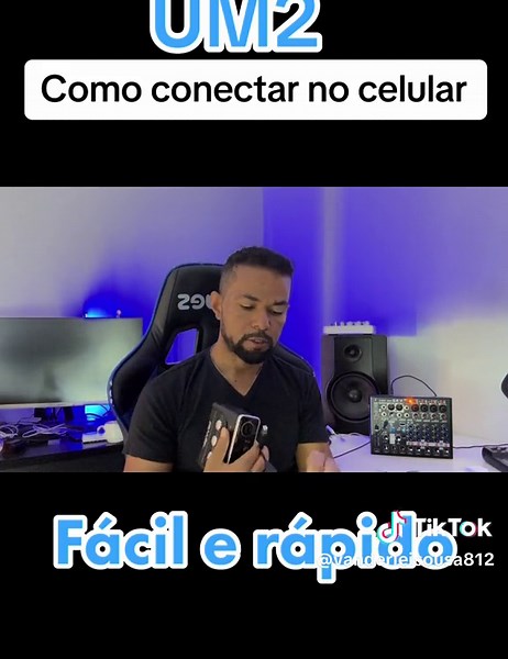 Como Conectar o Behringer UM2 no Seu Celular
