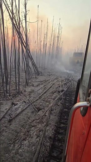 Skidgen Fire Engine POV // Nenana Ridge Complex July 5th 2025 between Nenana and Fairbanks