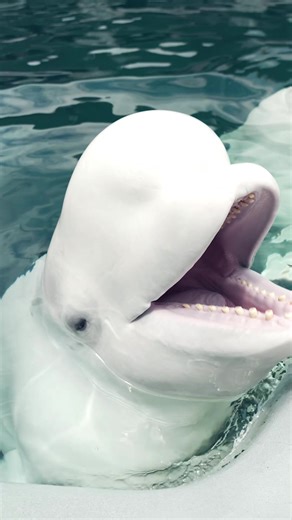 In celebration of World Whale day please enjoy a lovely serenade by our belugas Klondike & Allua 🐳 While most cetaceans are known to vocalize with whistles, calls, and echolocation clicks, belugas are especially vocal, earning them the nickname