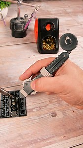 1.7M views · 12K reactions | Check out the Solder Scroll from Vicotrdesigns: ✨ an ergonomic, pen-shaped solder tool with a scroll mechanism to feed wire. Its adjustable knob fits diameters from 0.3 to 1.5mm, and built-in storage makes refills easy. 料  Printed on Original Prusa MK4S using Prusament PETG Urban Grey and Anthracite Grey https://www.printables.com/model/843353-solder-scroll-ergonomic-adjustable-solder-tool | Prusa Research 3D printers | Facebook