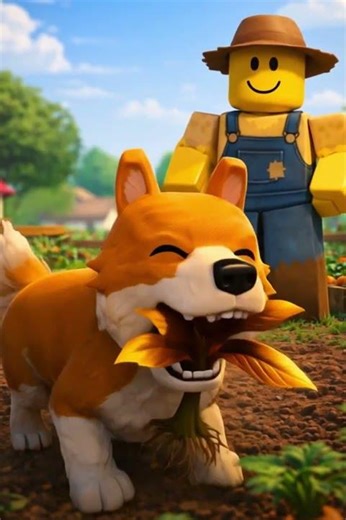 Blox Dog saves Broke Famer 😎😎 - Grow a Garden Roblox