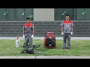 Step-by-Step: How to Operate a Hydraulic Diamond Chainsaw (Incl. Power Pack Setup)