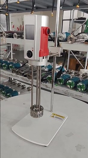 Lab High-Shear Emulsifying Mixer with touch screen panel controlling. #shear mixer machine
