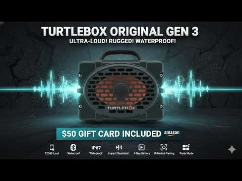 Turtlebox Original Gen 3 Review — 120 dB Outdoor Bluetooth Speaker!