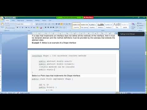 Interfaces in java