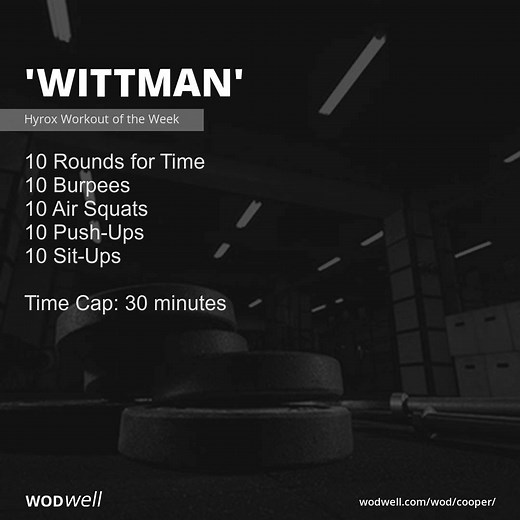 "Cooper" Workout, Hyrox Workout of the Week | WODwell