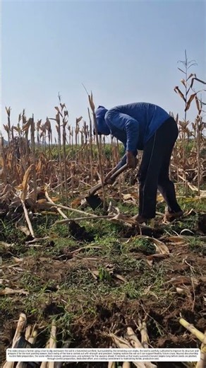 Land Preparation: How Manual Tillage Transforms Crop Residue into Ready-to-Work Fields