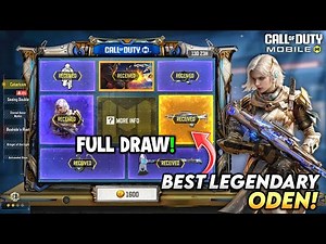 Buying New Legendary Oden - Lethal Riptide in CODM | CATACLYSM Draw Cod Mobile