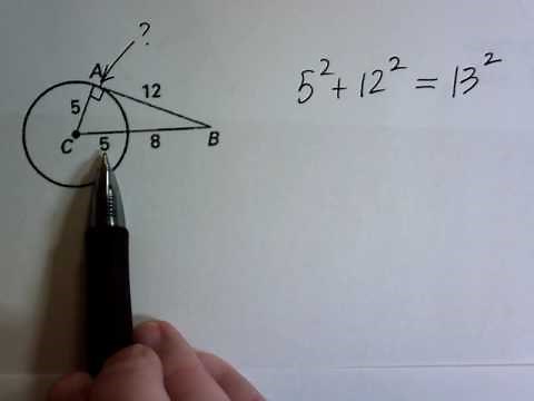 (Geometry) Circles -- Tangent Properties