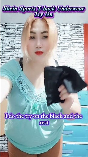 T-back Underwear Try on from Shein