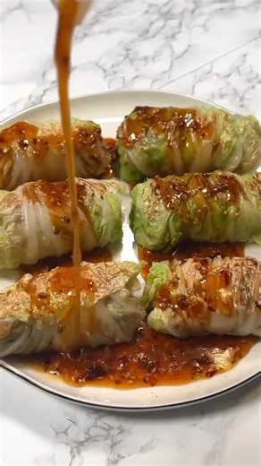 Cabbage rolls made with simple ingredients