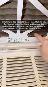 What’s wrong with people? How do things even get this dusty? My uncle is lucky I stopped over because I just purchased a few new filters for him online. I mean, just look at this thing. He was like I just purchased one six months ago. I told him it’s time for a change. | Scubba Stevee