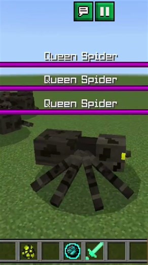 I Spawn Queen spider #minecraft #new#gaming