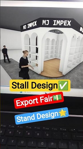 Stall Design✅ Export Fair💵✈️ stall design for fair | trade fair #stall #tradeexhibition #tradebooth