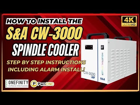 How To Install A PwnCNC CW-3000 Water Chiller - Onefinity Elite CNC