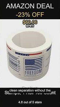 100 Postage Stamps Roll Ready to Use for All Your Mailing Needs best deal you should not miss