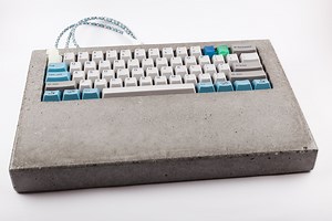 Concrete computer keyboard