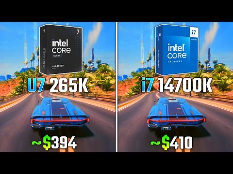 INTEL ULTRA 7 265K vs INTEL i7-14700K | Test in 6 Games