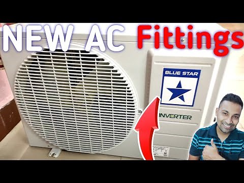 Split AC Installation Guide || blue star ac installation | 1.5 TON 3 STAR INVERTER AC installation