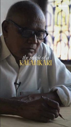 Kalamkari painting tutorial on fabric! Kalamkari painting for beginners! How to make Kalamkari!