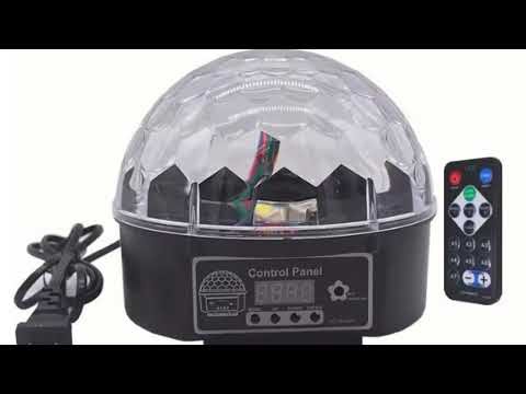 9 Colors Crystal Magic Ball Led Stage Lamp