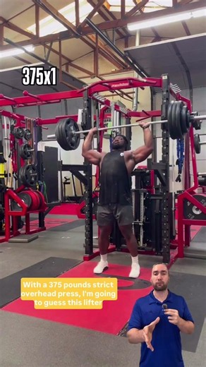 375 LB Strict Press To Bench Ratio