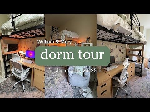 College Dorm Tour | Freshman Year @ William & Mary (Barrett Hall)