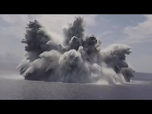 US Navy tests combat capabilities of new aircraft carrier | Watch 40,000-lb explosive explode