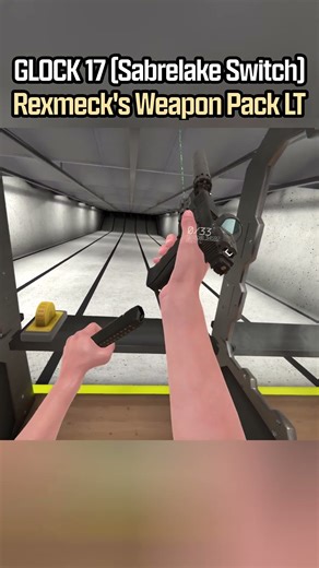 Rexmeck's Weapon Pack LT - Glock 17 (Saberlake Switch) | #bonelab #vr #rexmeck #rexmeckweaponpack