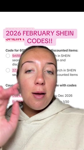 The best codes and coupons for you to use this February! Plus how to stack them together to save even more🤍🤍 #shein #sheincoupon #sheincodes #sheinbigsale #freesheintutorial