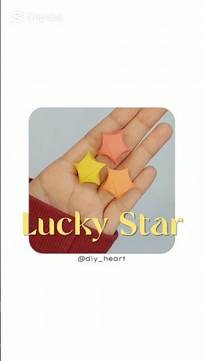 Create Your Own LUCKY STAR with Origami! #origami #luckystar #papercraft