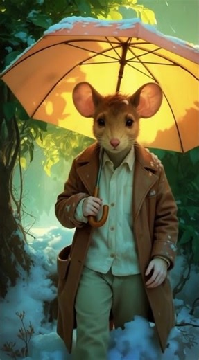 Cutest Mouse Ever 🐭☂️