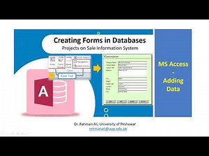 Creating forms in Database Projects - MS Access Forms