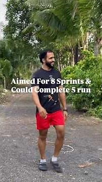 I Planned to perform 8 Sprints But Here’s What Really Happened 🏃‍♂️ #shorts #sprint #fitness #yt
