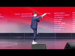 Master Yang Jun performing Sword Form at the 2nd Yang Family Tai Chi Elite Competition