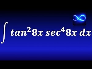 Integral of square tangent of 8x per fourth secant of 8x (Variable change)