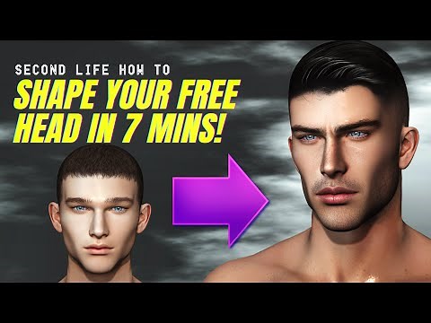 Second Life | Free Head Shape Tutorial | Lelutka & Legacy body Shape Customization
