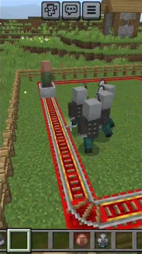 Happy villager 🤣😝 #minecraft