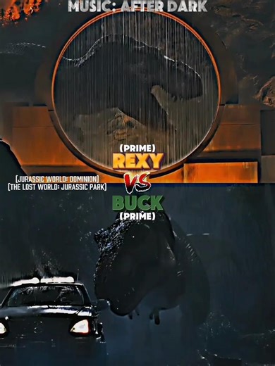 Dino Battle - Rexy vs Buck #jurassicworlddominion #jurassicpark #shorts #1v1 #edit