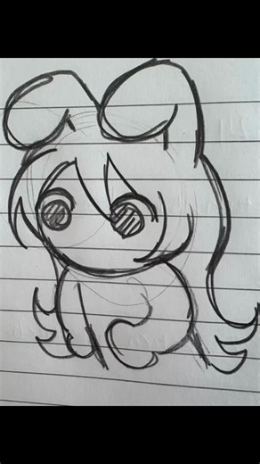 Hibi on Instagram: "Was bored during class so I made this if you guys have like animation tips let a girl know 🥹 #animation #drawing #doodle #oc #sketch"