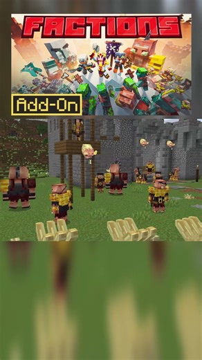 Factions Add-On #addons #addonminecraft #minecraftbedrock #minecraft