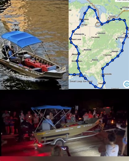 Marcus Pyne on Instagram: "Many of us have been following this story, and it has finally come to an end! On July 31st Robert Youens, 71, completed the Great Loop in 19 Days, 13 Hours and 1 Minute, On 16ft Jon boat and 60HP Tohatsu hand tiller motor smashing the previous single engine record by 6 hours! The great loop is a 6,000-mile journey and at times he was offshore as far as 115 miles! That's right! Through rivers, lakes, canals, and open ocean, Robert has navigated America's Great Loop in a