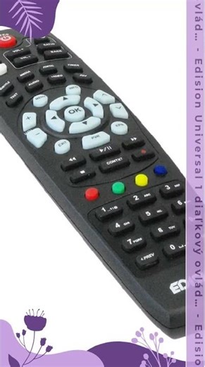 Edision Universal 1 diaľkový ovládač pre Edision a TV