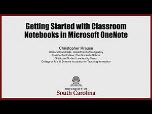 Getting Started with Classroom Notebooks in Microsoft OneNote