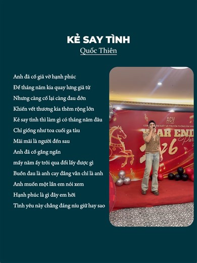 Quốc Thiên Hát live như nuốt đĩa #cover #acventertainment #nhachaymoingay #xuhuong #kesaytinh