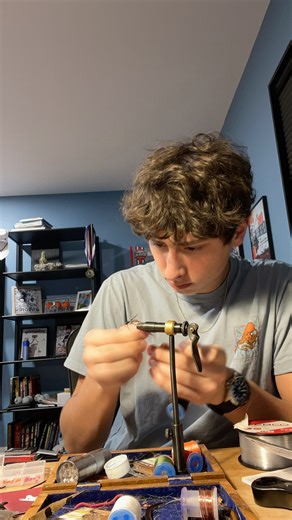 1 day streak tying flies, stonefly nymph. 20 minute tie. 12/21/25