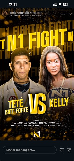 Final da Luta: Teté vs Kelly na N1